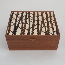 Load image into Gallery viewer, Silver Birch Trees Large Jewellery Box