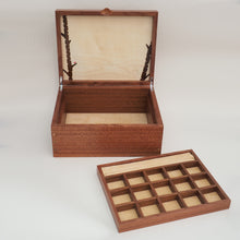 Load image into Gallery viewer, Silver Birch Trees Large Jewellery Box
