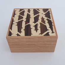 Load image into Gallery viewer, Large Silver Birch Trinket Box (Dark)