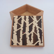 Load image into Gallery viewer, Large Silver Birch Trinket Box (Dark)