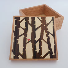 Load image into Gallery viewer, Large Silver Birch Trinket Box (Light)