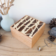 Load image into Gallery viewer, Large Silver Birch Trinket Box (Dark)