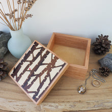 Load image into Gallery viewer, Large Silver Birch Trinket Box (Light)