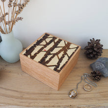 Load image into Gallery viewer, Large Silver Birch Trinket Box (Light)