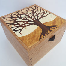 Load image into Gallery viewer, Small Tree of Life Wooden Jewellery Box