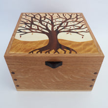Load image into Gallery viewer, Small Tree of Life Wooden Jewellery Box