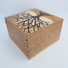 Load image into Gallery viewer, Small Tree of Life Wooden Jewellery Box