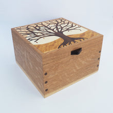 Load image into Gallery viewer, Small Tree of Life Wooden Jewellery Box