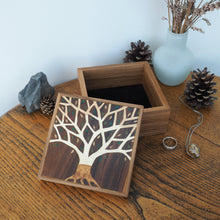 Load image into Gallery viewer, Tree of Life (dark) Wooden Trinket Box