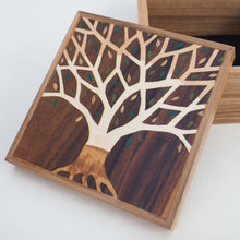 Load image into Gallery viewer, Tree of Life (dark) Wooden Trinket Box