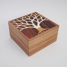 Load image into Gallery viewer, Tree of Life (dark) Wooden Trinket Box