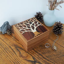 Load image into Gallery viewer, Tree of Life (dark) Wooden Trinket Box