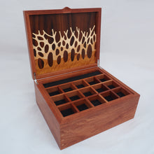 Load image into Gallery viewer, Open autumn trees wooden jewellery box