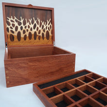 Load image into Gallery viewer, Open autumn trees wooden jewellery box