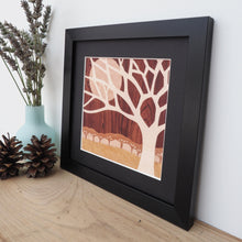 Load image into Gallery viewer, Sunset framed Tree giclee print