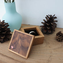 Load image into Gallery viewer, little pink heart ring box