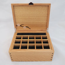 Load image into Gallery viewer, open wooden jewellery box