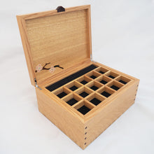 Load image into Gallery viewer, open wooden jewellery and watch box