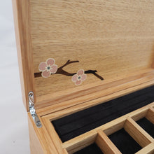 Load image into Gallery viewer, open wooden jewellery box