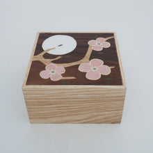 Load image into Gallery viewer, Cherry Blossom Wooden Trinket Box