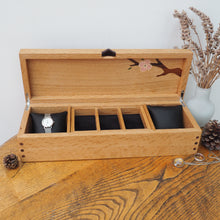 Load image into Gallery viewer, Cherry Blossom Jewellery and Watch Box