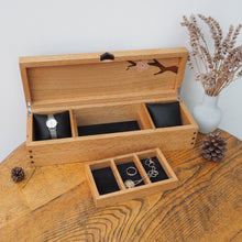 Load image into Gallery viewer, Cherry Blossom Jewellery and Watch Box
