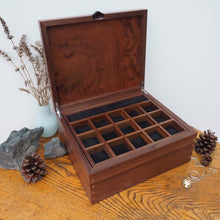 Load image into Gallery viewer, cherry blossom marquetry large wooden jewellery box