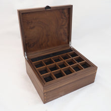 Load image into Gallery viewer, open wooden jewellery and watch box