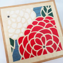 Load image into Gallery viewer, chrysanthemum marquetry wooden trinket box