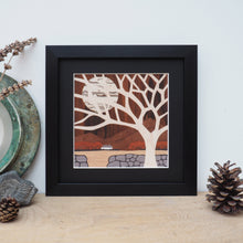 Load image into Gallery viewer, Framed winter mountains giclee print