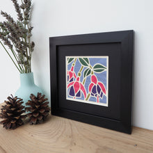 Load image into Gallery viewer, framed fuchsia giclee print
