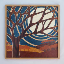 Load image into Gallery viewer, 'Harvest Moon' Large Marquetry Wall Art