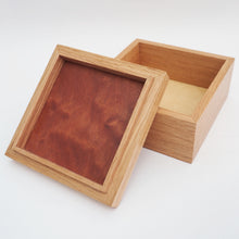 Load image into Gallery viewer, Bright Pink Cherry Blossom Wooden Trinket Box