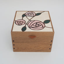 Load image into Gallery viewer, Mackintosh Rose Small Jewellery Box (Light)