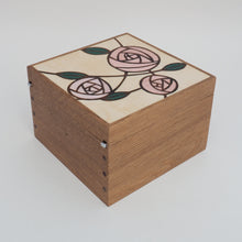 Load image into Gallery viewer, Mackintosh Rose Small Jewellery Box (Light)