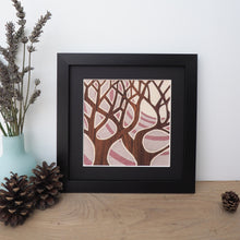 Load image into Gallery viewer, Purple Skies trees Framed Giclee Print