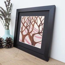 Load image into Gallery viewer, Purple Skies trees Framed Giclee Print