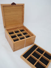 Load image into Gallery viewer, open wooden jewellery box