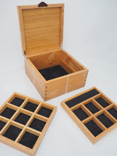 Load image into Gallery viewer, open wooden jewellery box