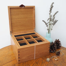 Load image into Gallery viewer, open wooden jewellery box