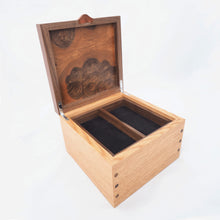 Load image into Gallery viewer, open wooden jewellery box