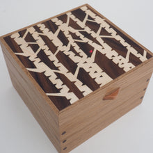 Load image into Gallery viewer, Silver Birch Oak Jewellery Box