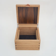 Load image into Gallery viewer, Silver Birch Oak Jewellery Box
