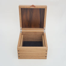 Load image into Gallery viewer, Silver Birch Oak Jewellery Box