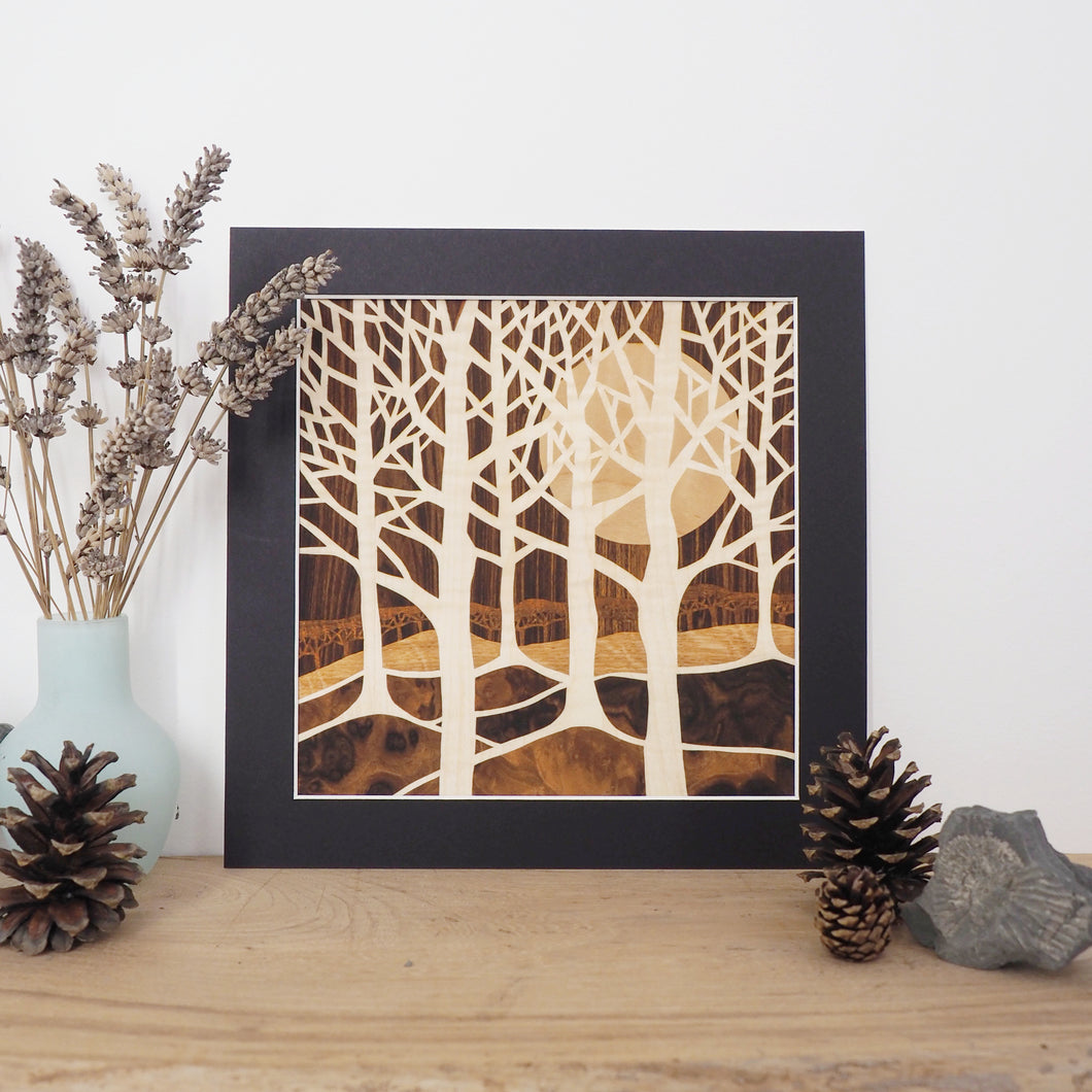 'Winter Trees' Framed Giclee Print