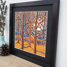 Load image into Gallery viewer, &#39;Snowdrop Forest&#39; Framed Giclee Print
