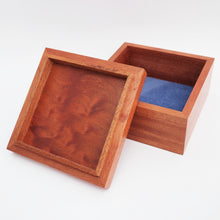 Load image into Gallery viewer, Sunrise Birds Marquetry Sapele Trinket Box