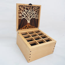 Load image into Gallery viewer, open wooden jewellery box