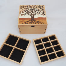 Load image into Gallery viewer, Tree of Life Large Wooden Jewellery Box
