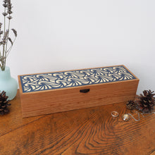 Load image into Gallery viewer, Waves Wooden Jewellery and Watch Box